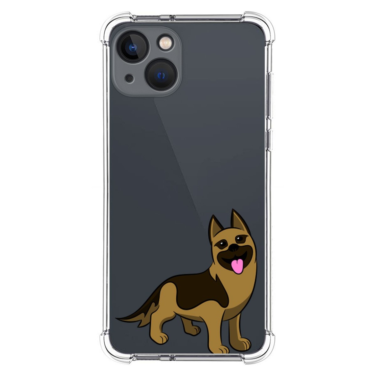 Funda Silicona Antigolpes para Iphone 13 (6.1) diseño Perros 03 Dibujos