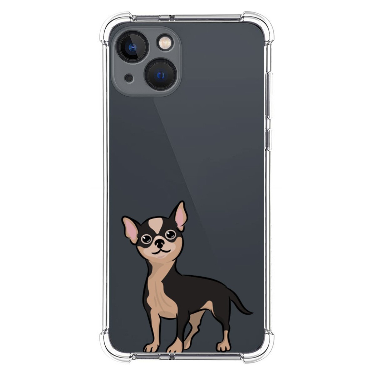 Funda Silicona Antigolpes para Iphone 13 (6.1) diseño Perros 05 Dibujos