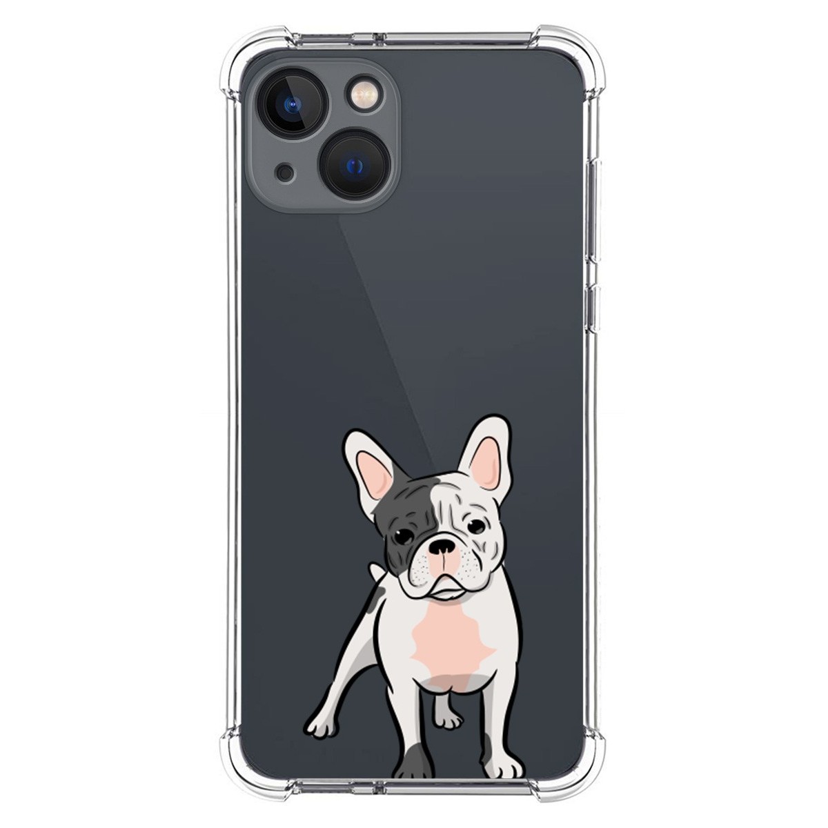 Funda Silicona Antigolpes para Iphone 13 (6.1) diseño Perros 06 Dibujos