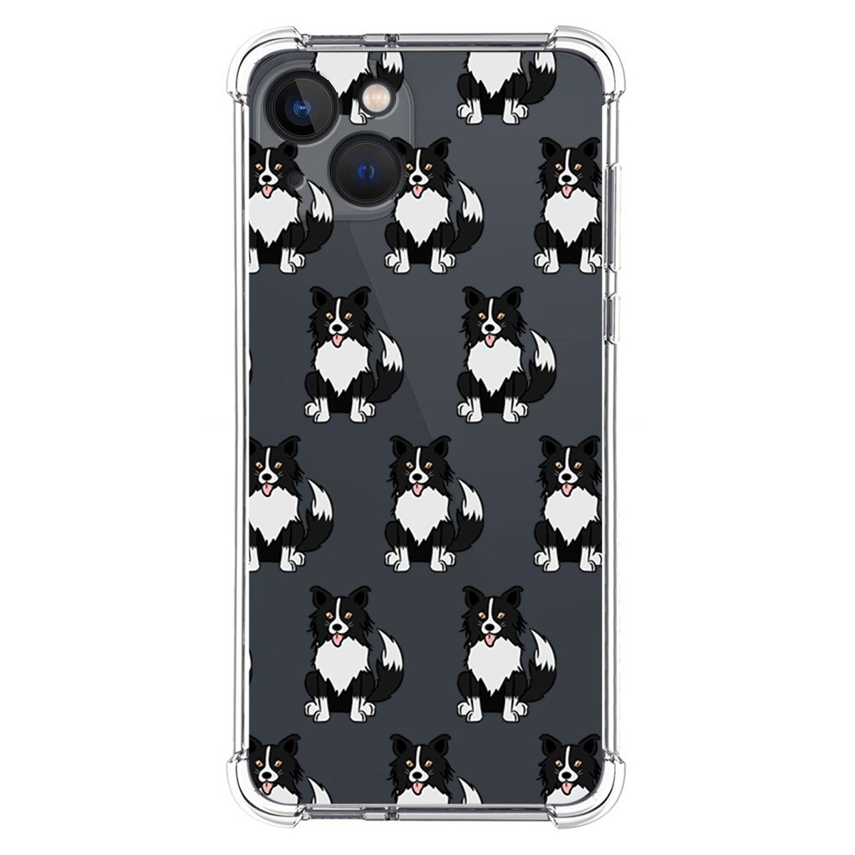 Funda Silicona Antigolpes para Iphone 13 (6.1) diseño Perros 07 Dibujos