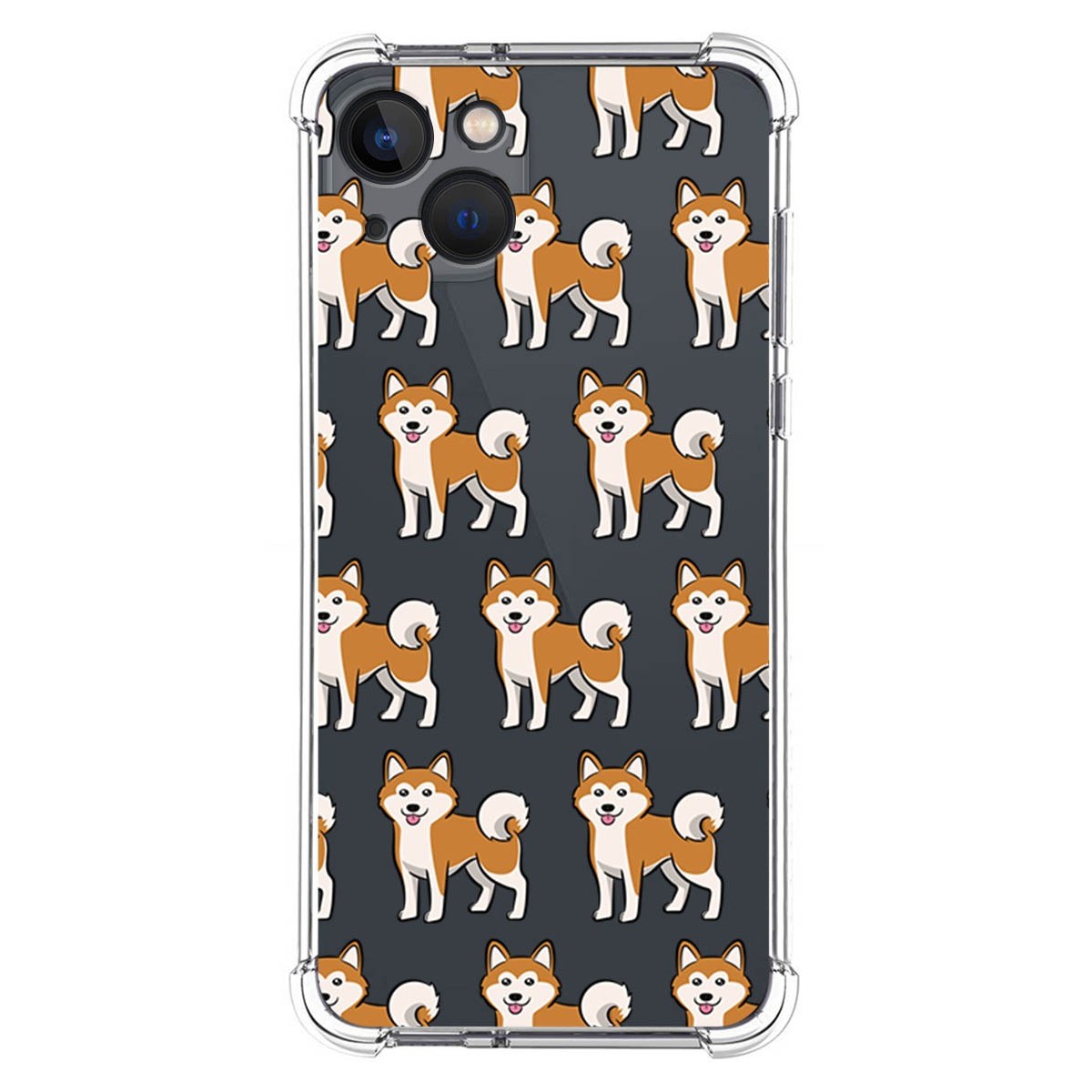 Funda Silicona Antigolpes para Iphone 13 (6.1) diseño Perros 08 Dibujos
