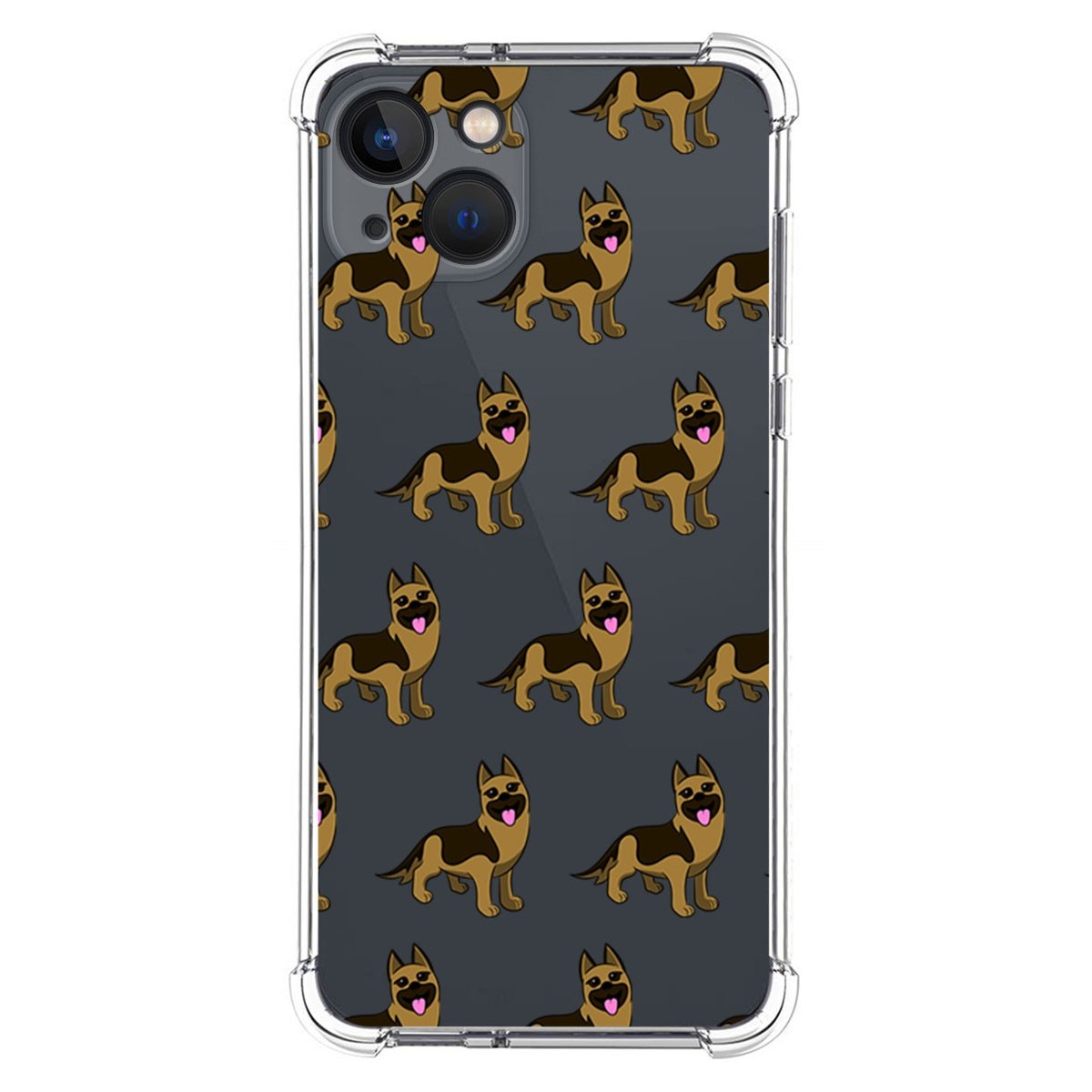 Funda Silicona Antigolpes para Iphone 13 (6.1) diseño Perros 09 Dibujos