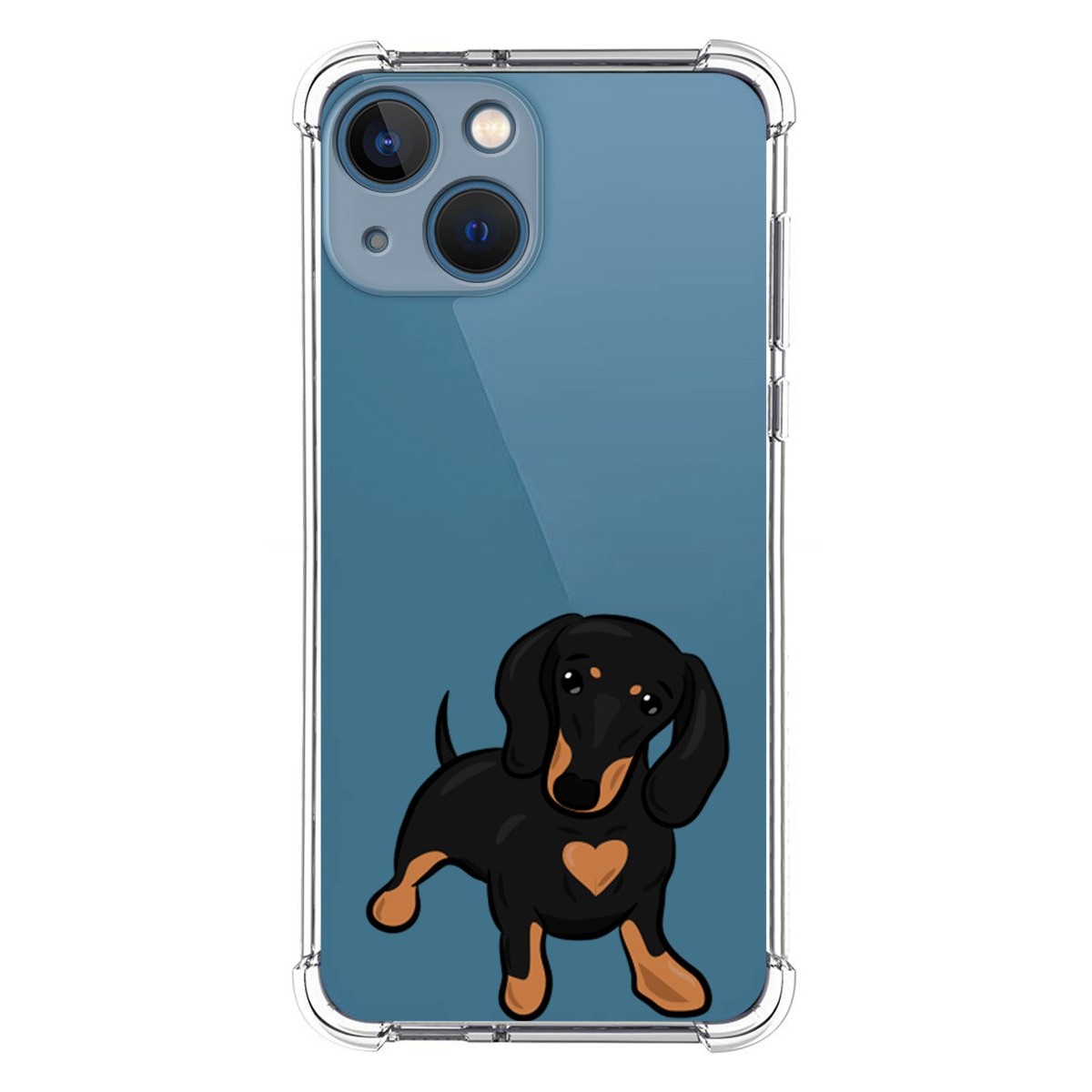 Funda Silicona Antigolpes para Iphone 13 Mini (5.4) diseño Perros 04 Dibujos