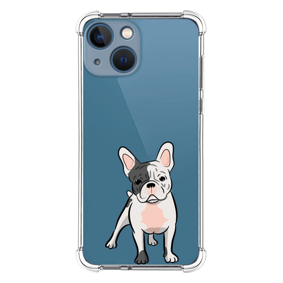 Funda Silicona Antigolpes para Iphone 13 Mini (5.4) diseño Perros 06 Dibujos
