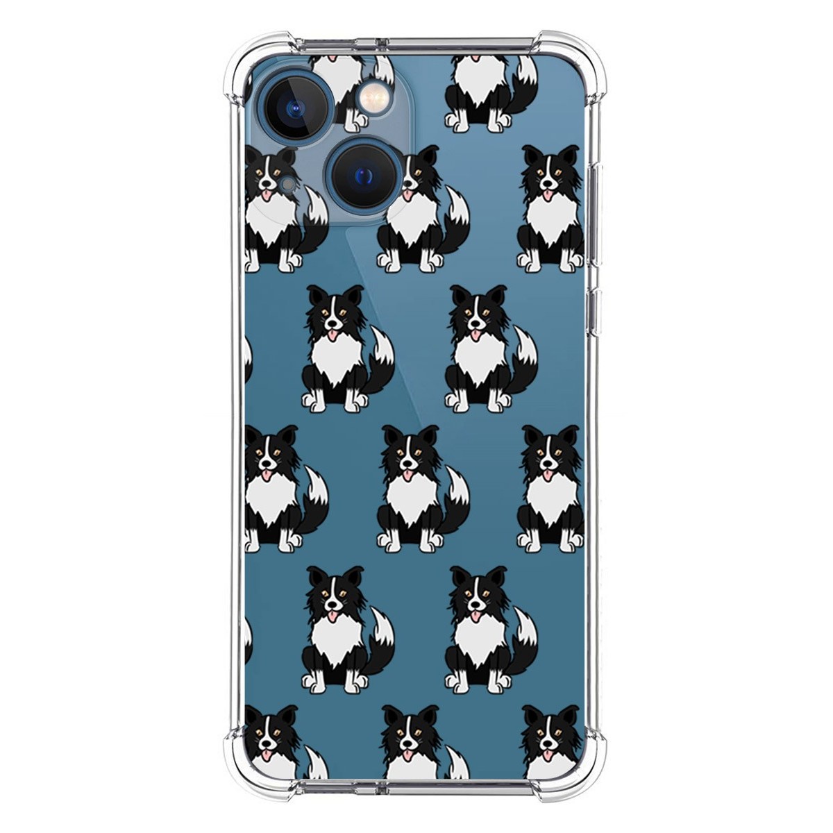 Funda Silicona Antigolpes para Iphone 13 Mini (5.4) diseño Perros 07 Dibujos