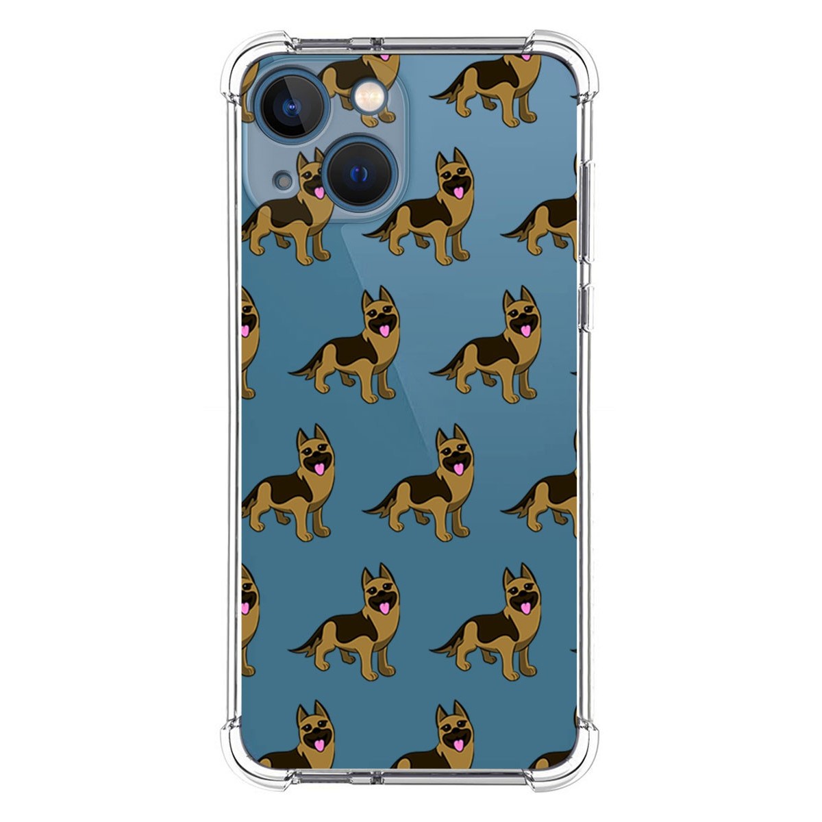 Funda Silicona Antigolpes para Iphone 13 Mini (5.4) diseño Perros 09 Dibujos