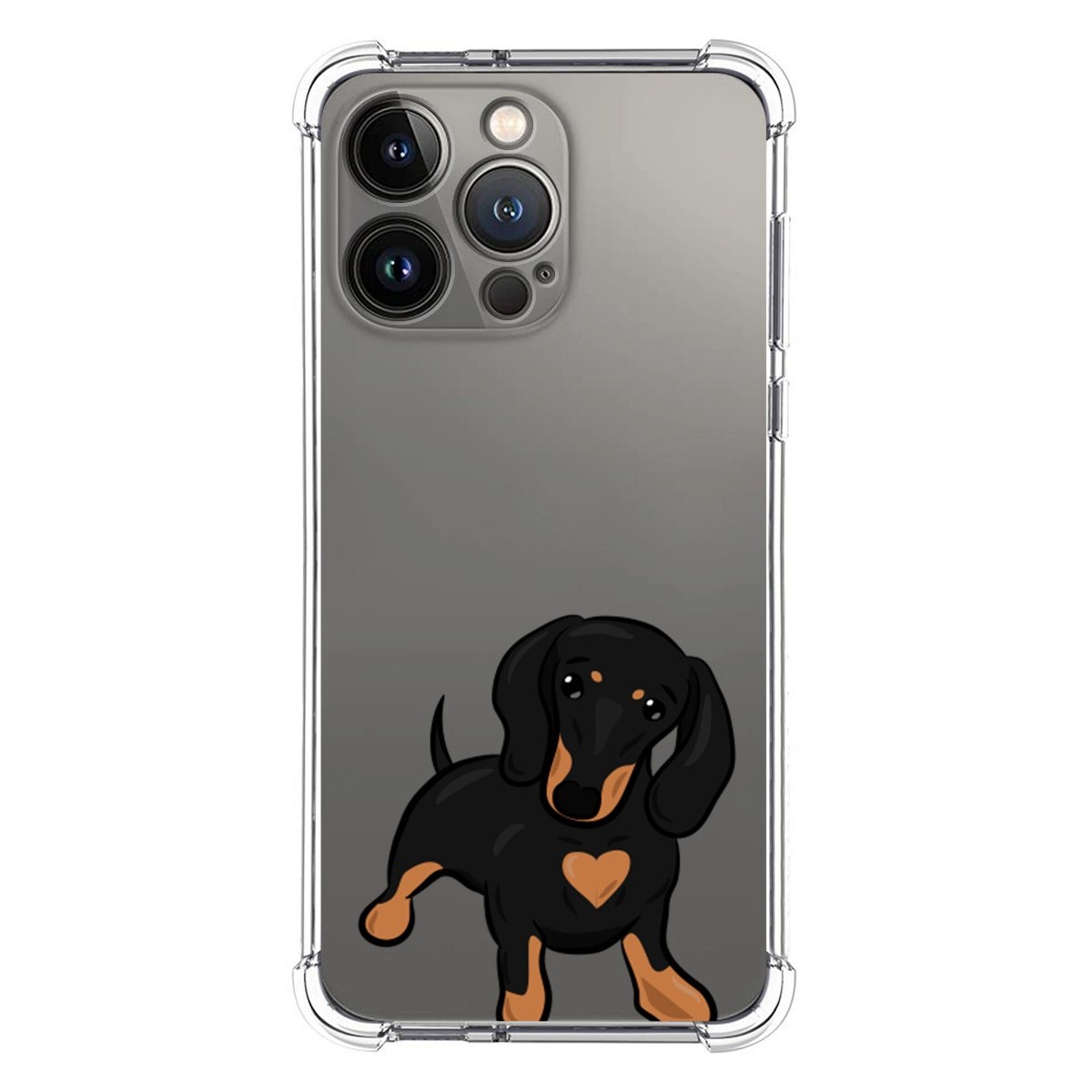 Funda Silicona Antigolpes para Iphone 13 Pro (6.1) diseño Perros 04 Dibujos