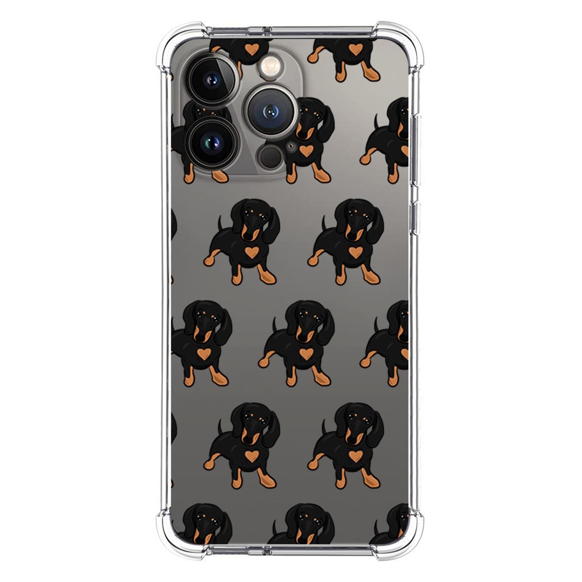 Funda Silicona Antigolpes para Iphone 13 Pro (6.1) diseño Perros 10 Dibujos