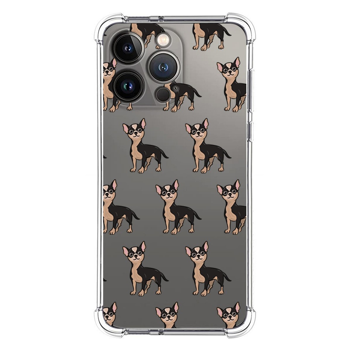 Funda Silicona Antigolpes para Iphone 13 Pro (6.1) diseño Perros 11 Dibujos