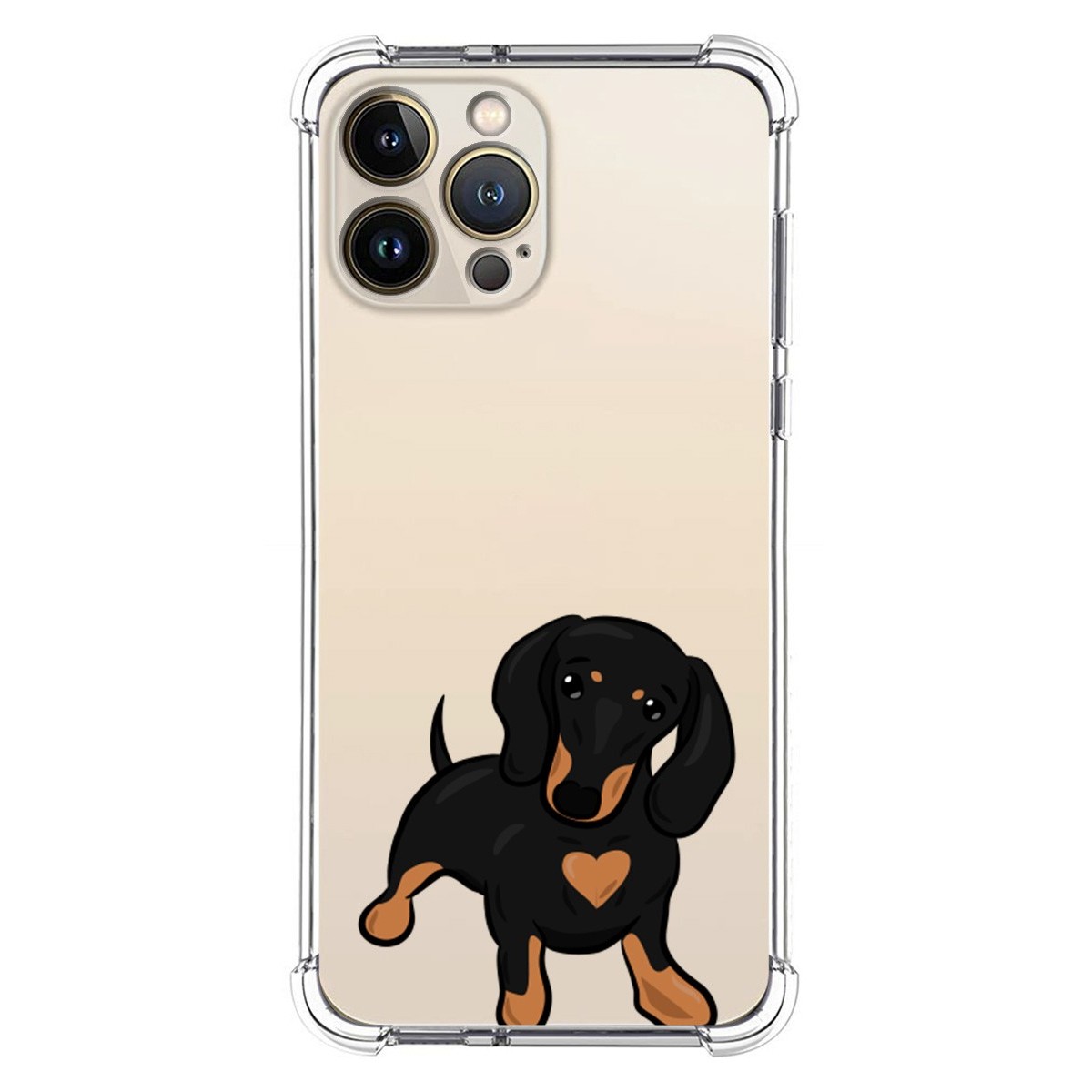 Funda Silicona Antigolpes para Iphone 13 Pro Max (6.7) diseño Perros 04 Dibujos