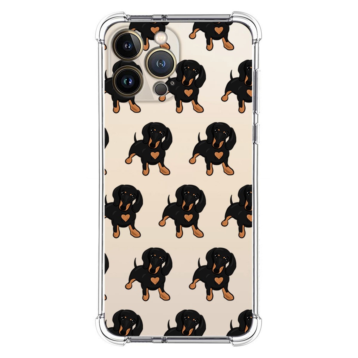 Funda Silicona Antigolpes para Iphone 13 Pro Max (6.7) diseño Perros 10 Dibujos