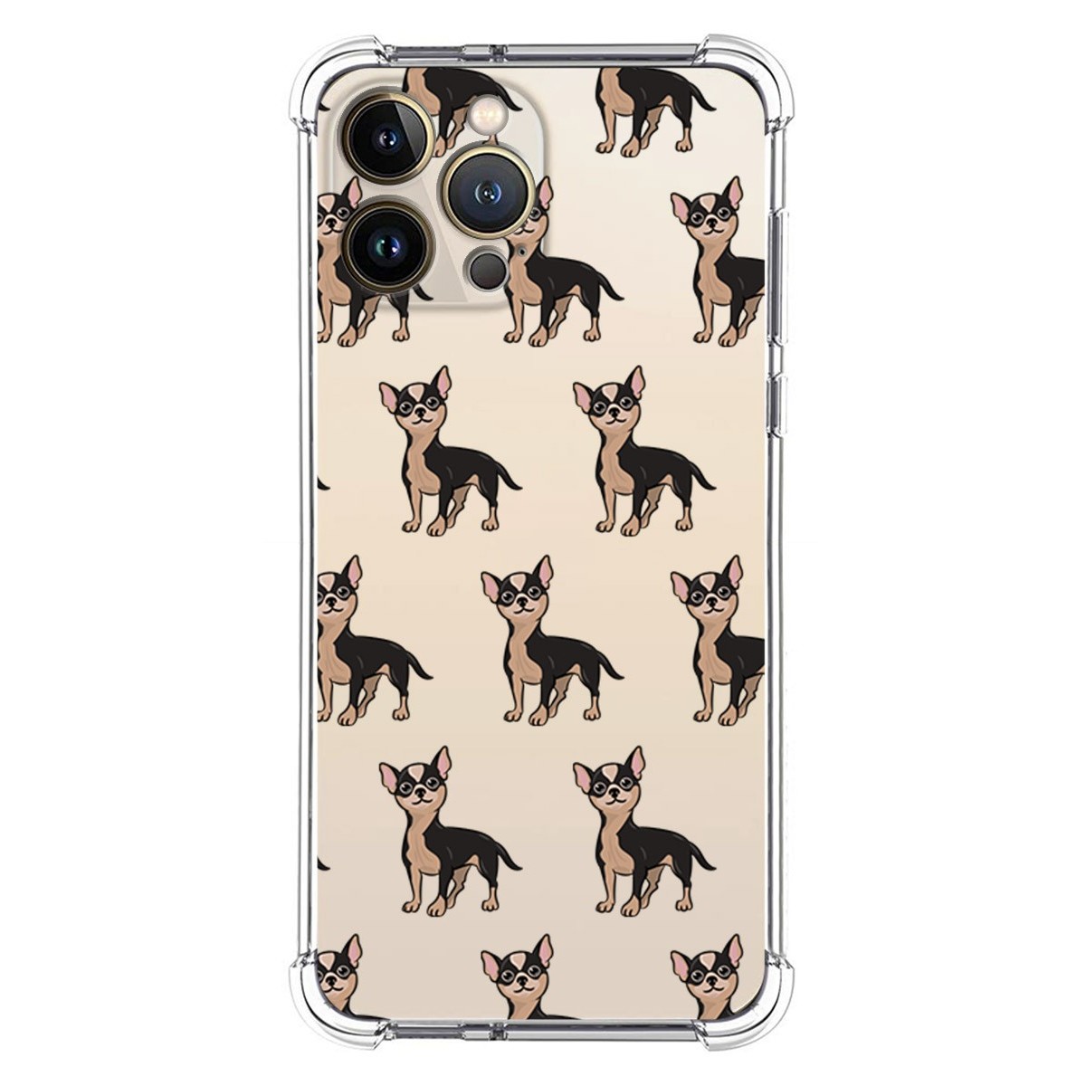 Funda Silicona Antigolpes para Iphone 13 Pro Max (6.7) diseño Perros 11 Dibujos