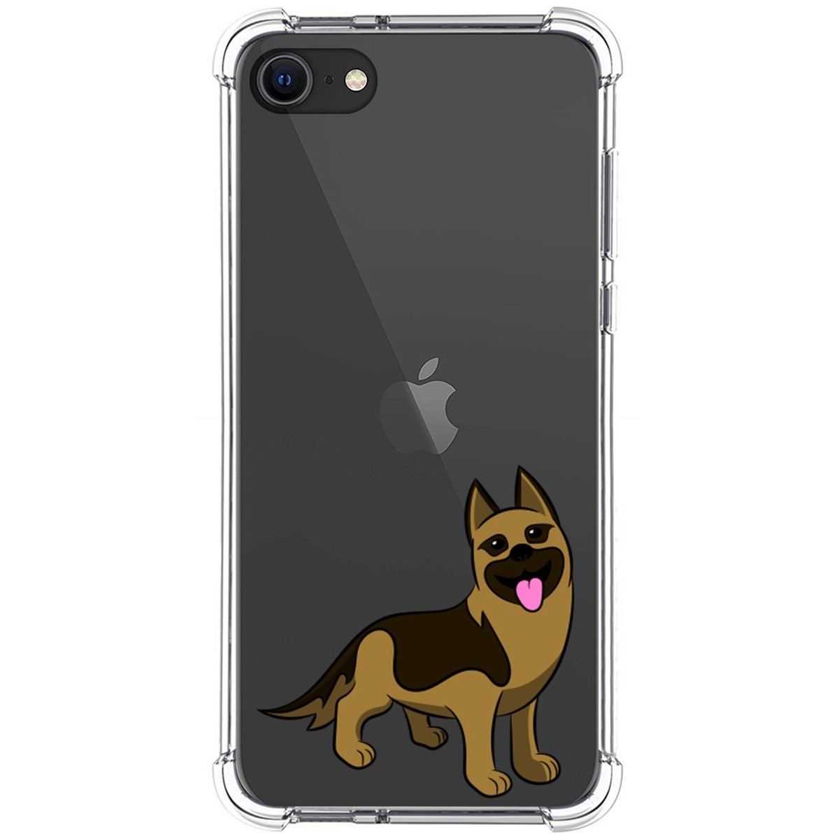Funda Silicona Antigolpes para Iphone SE 2020 diseño Perros 03 Dibujos