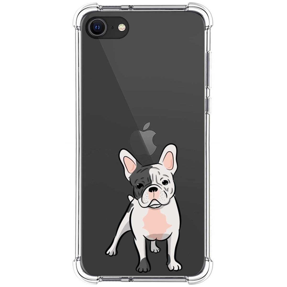 Funda Silicona Antigolpes para Iphone SE 2020 diseño Perros 06 Dibujos