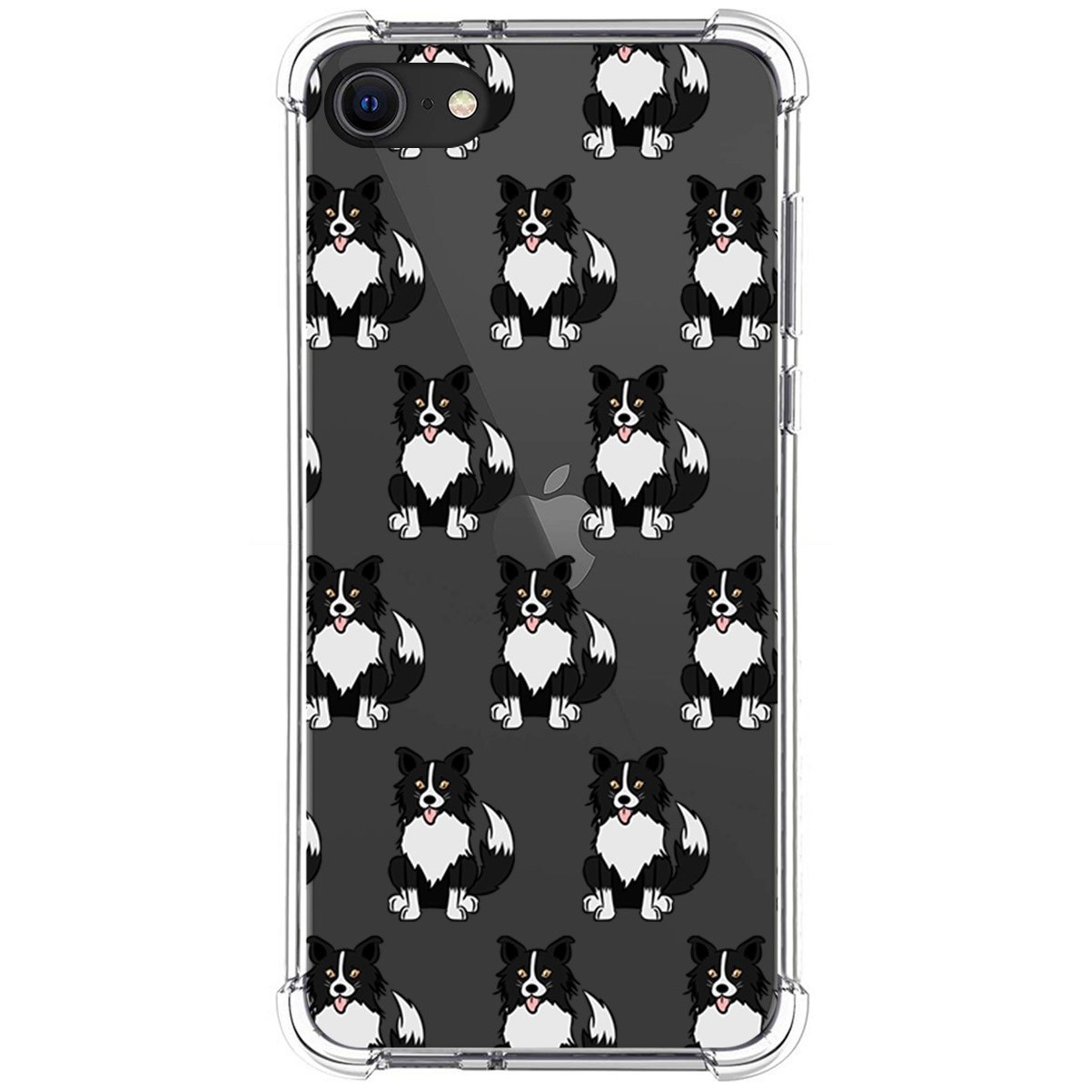 Funda Silicona Antigolpes para Iphone SE 2020 diseño Perros 07 Dibujos