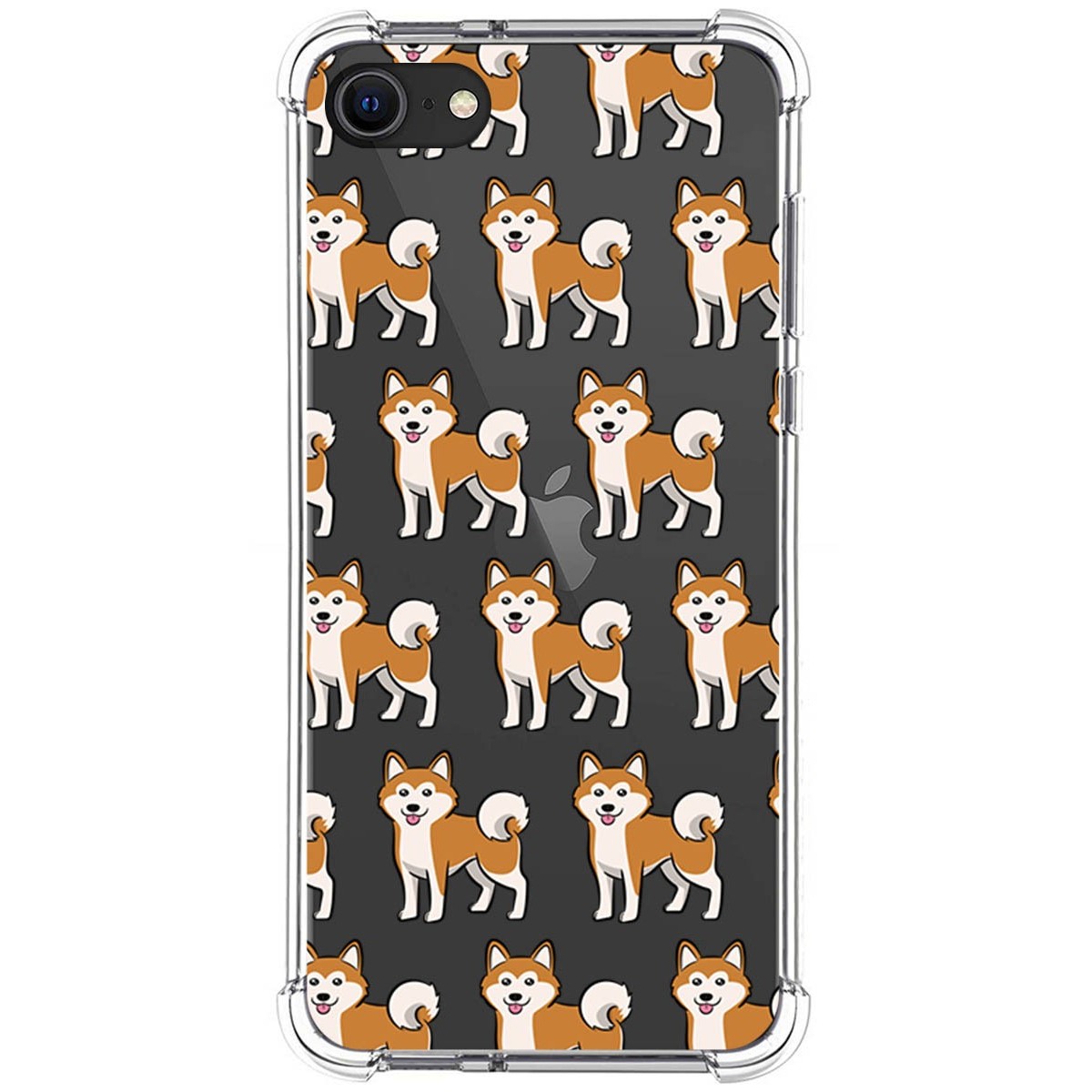 Funda Silicona Antigolpes para Iphone SE 2020 diseño Perros 08 Dibujos