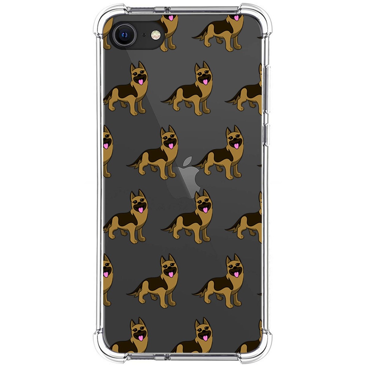 Funda Silicona Antigolpes para Iphone SE 2020 diseño Perros 09 Dibujos