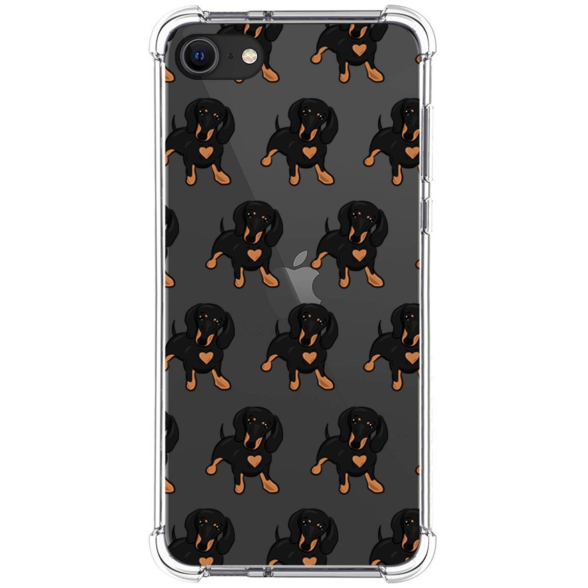 Funda Silicona Antigolpes para Iphone SE 2020 diseño Perros 10 Dibujos