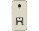 Funda Gel Tpu para Alcatel U5 (3G) Diseño Pingüino Dibujos