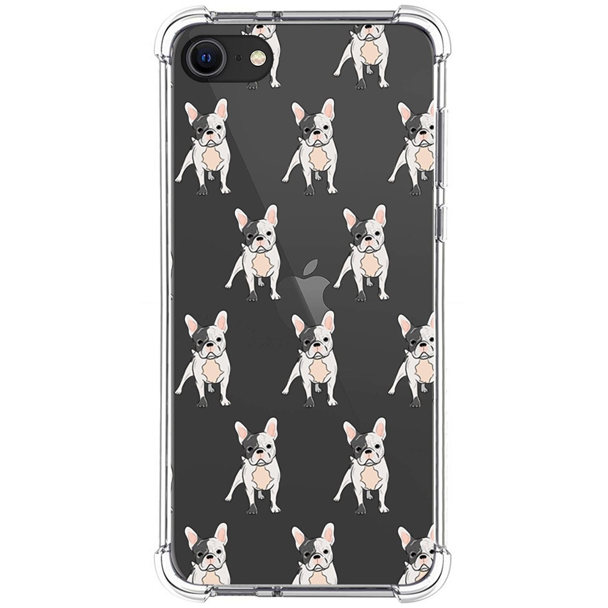 Funda Silicona Antigolpes para Iphone SE 2020 diseño Perros 12 Dibujos
