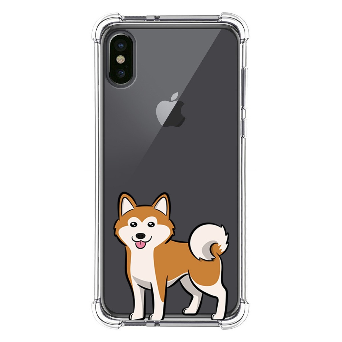 Funda Silicona Antigolpes para Iphone X / Xs diseño Perros 02 Dibujos