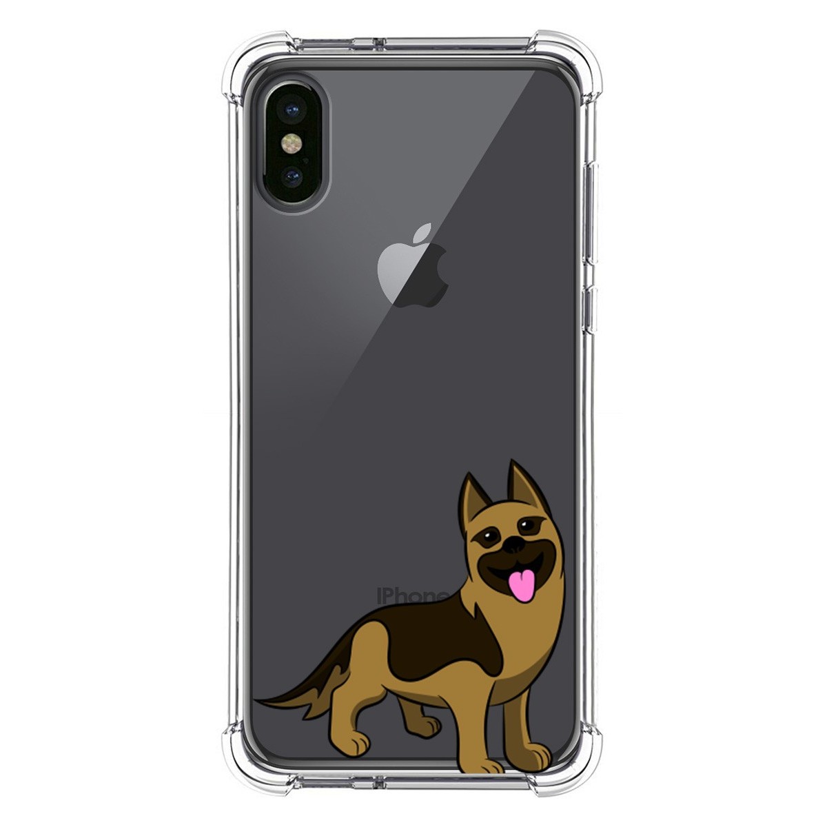 Funda Silicona Antigolpes para Iphone X / Xs diseño Perros 03 Dibujos