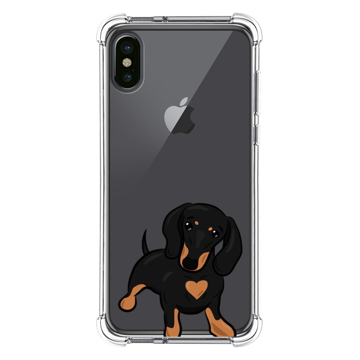 Funda Silicona Antigolpes para Iphone X / Xs diseño Perros 04 Dibujos