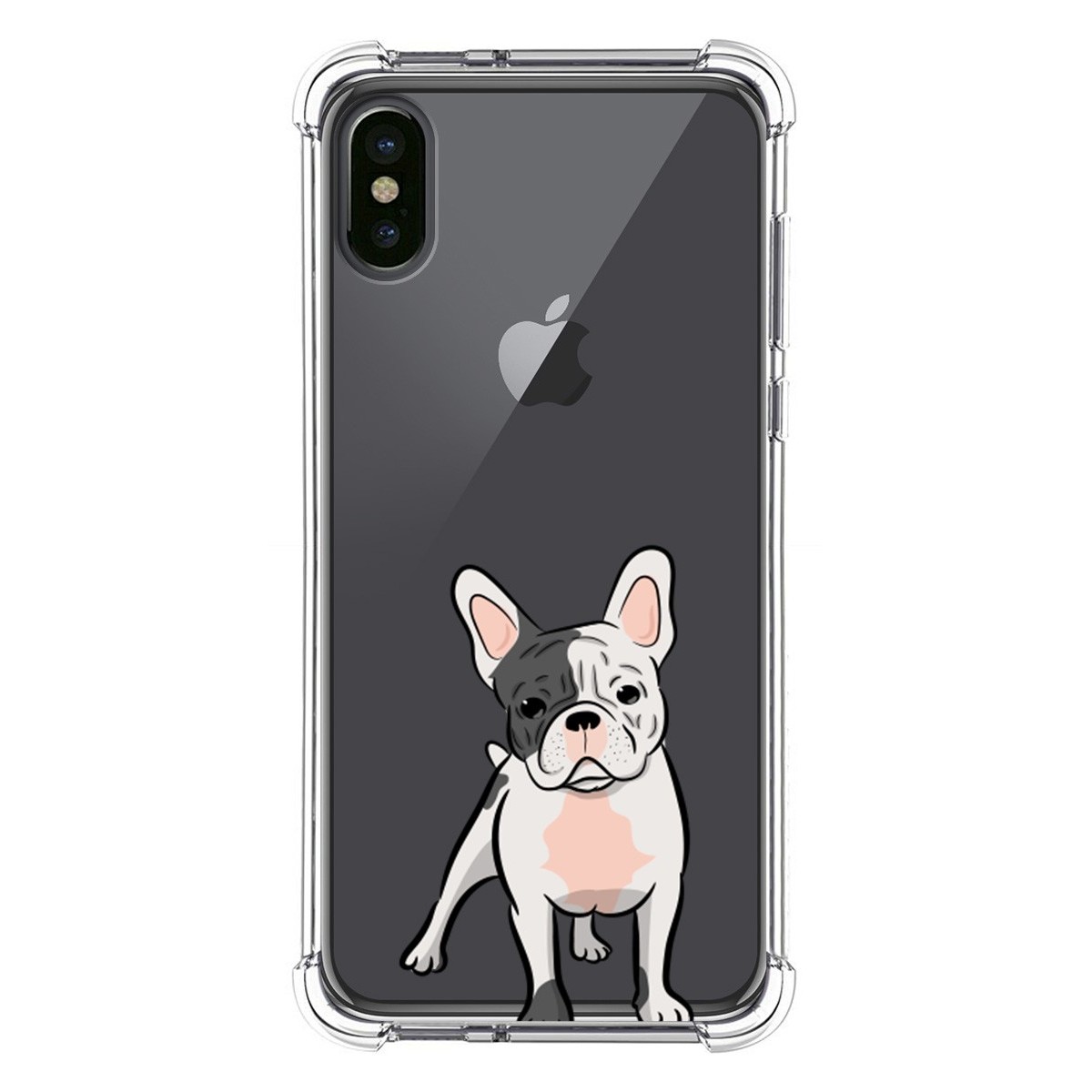 Funda Silicona Antigolpes para Iphone X / Xs diseño Perros 06 Dibujos