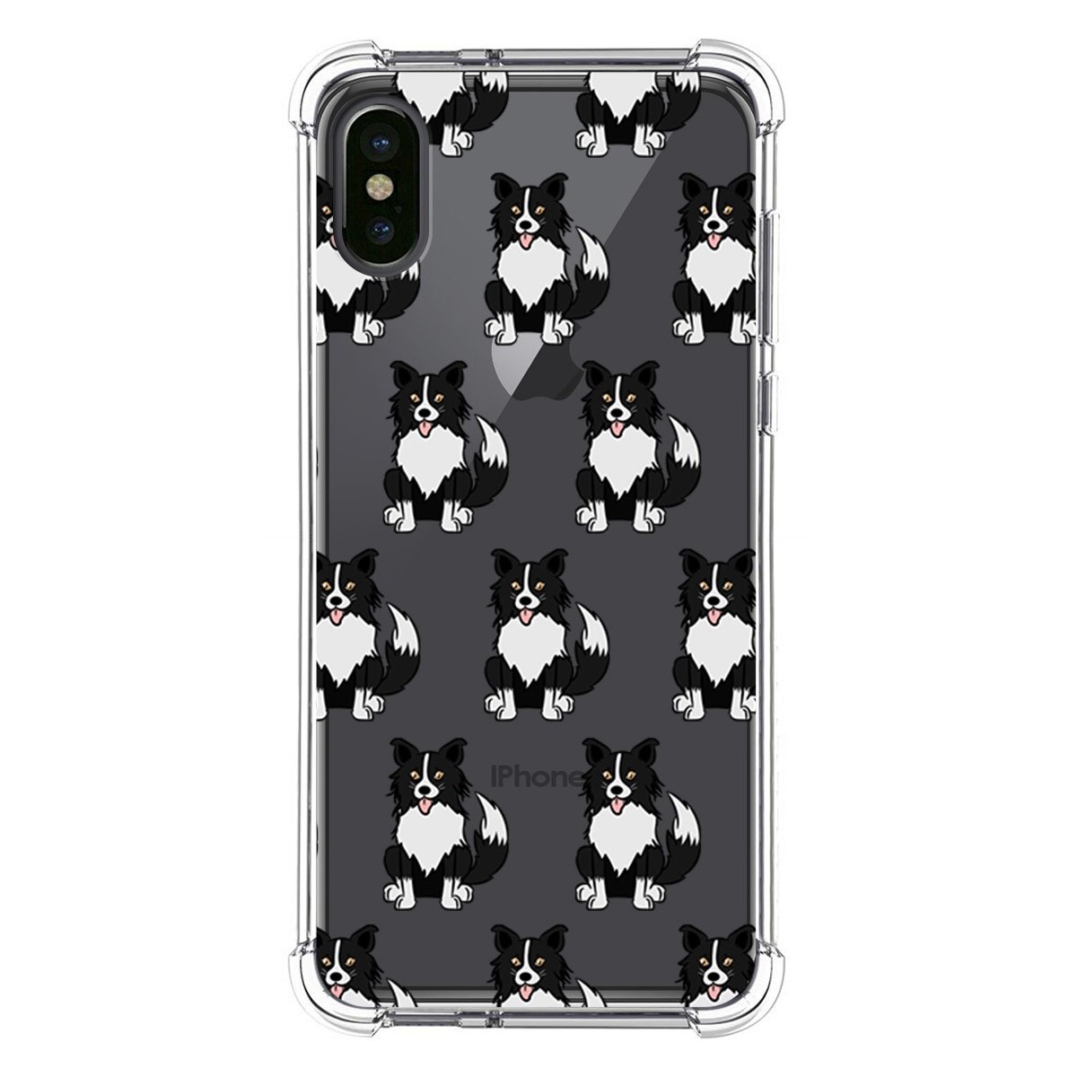 Funda Silicona Antigolpes para Iphone X / Xs diseño Perros 07 Dibujos