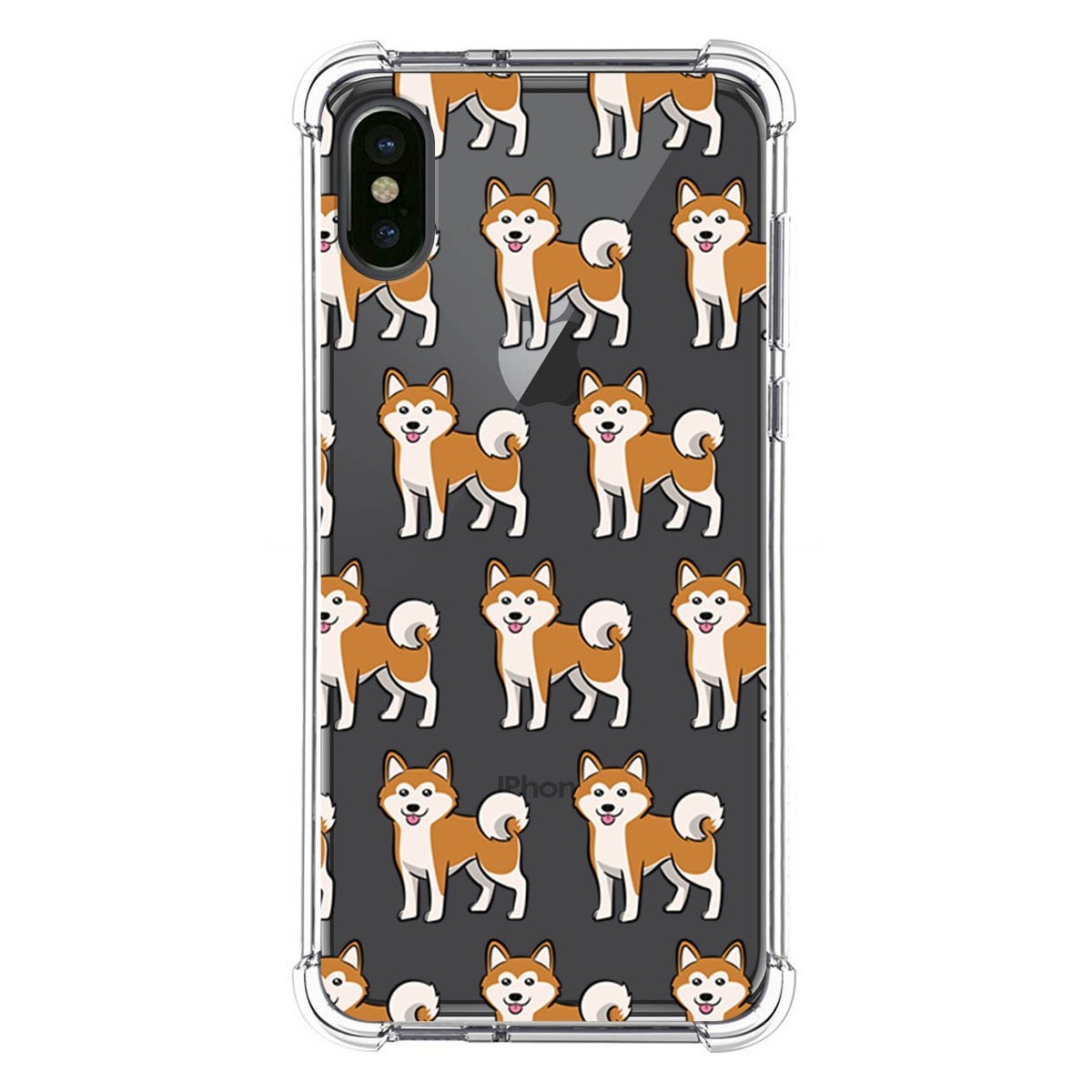 Funda Silicona Antigolpes para Iphone X / Xs diseño Perros 08 Dibujos