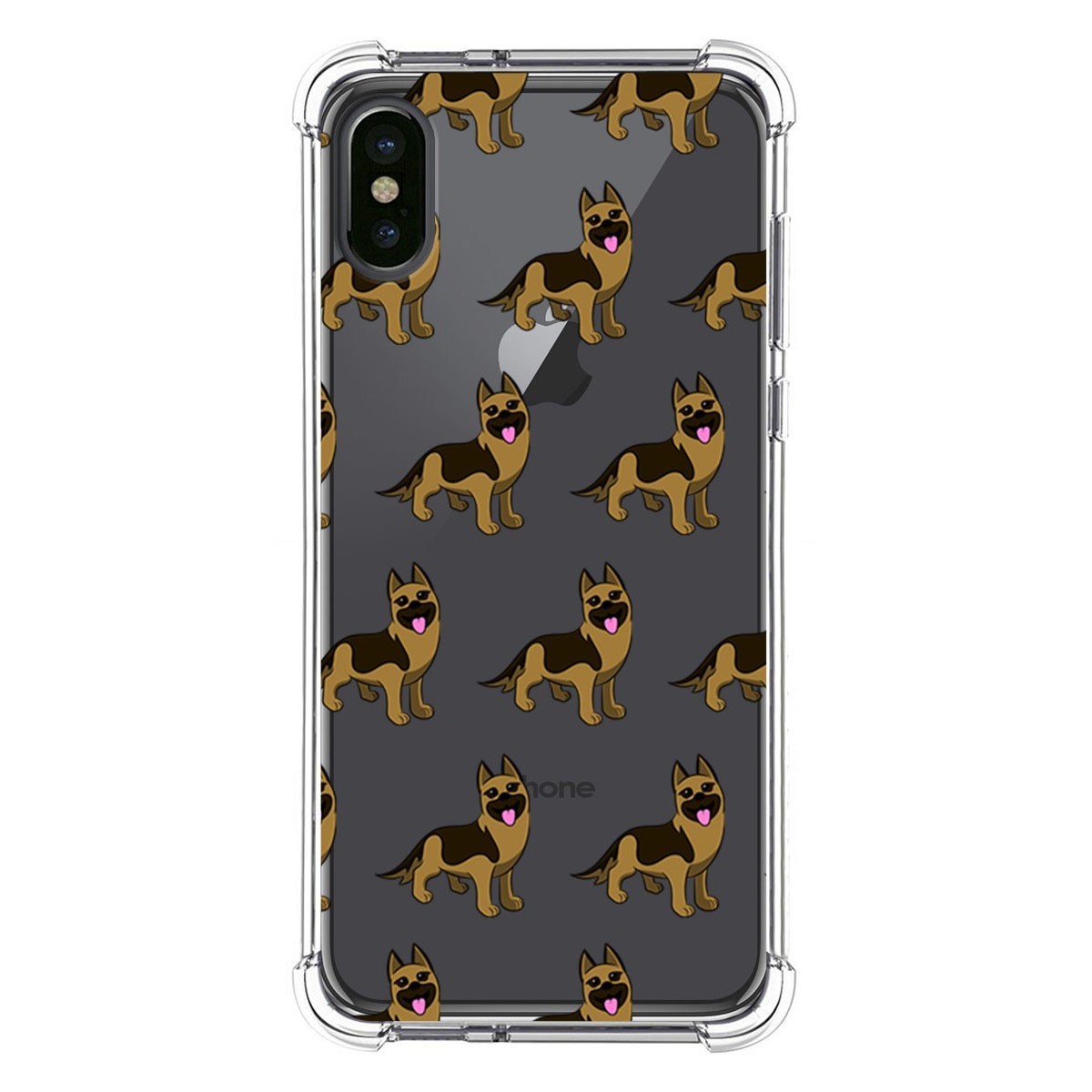 Funda Silicona Antigolpes para Iphone X / Xs diseño Perros 09 Dibujos