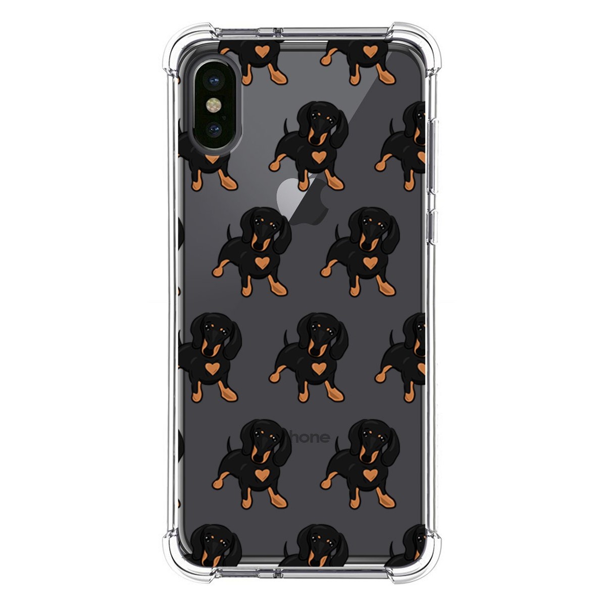 Funda Silicona Antigolpes para Iphone X / Xs diseño Perros 10 Dibujos