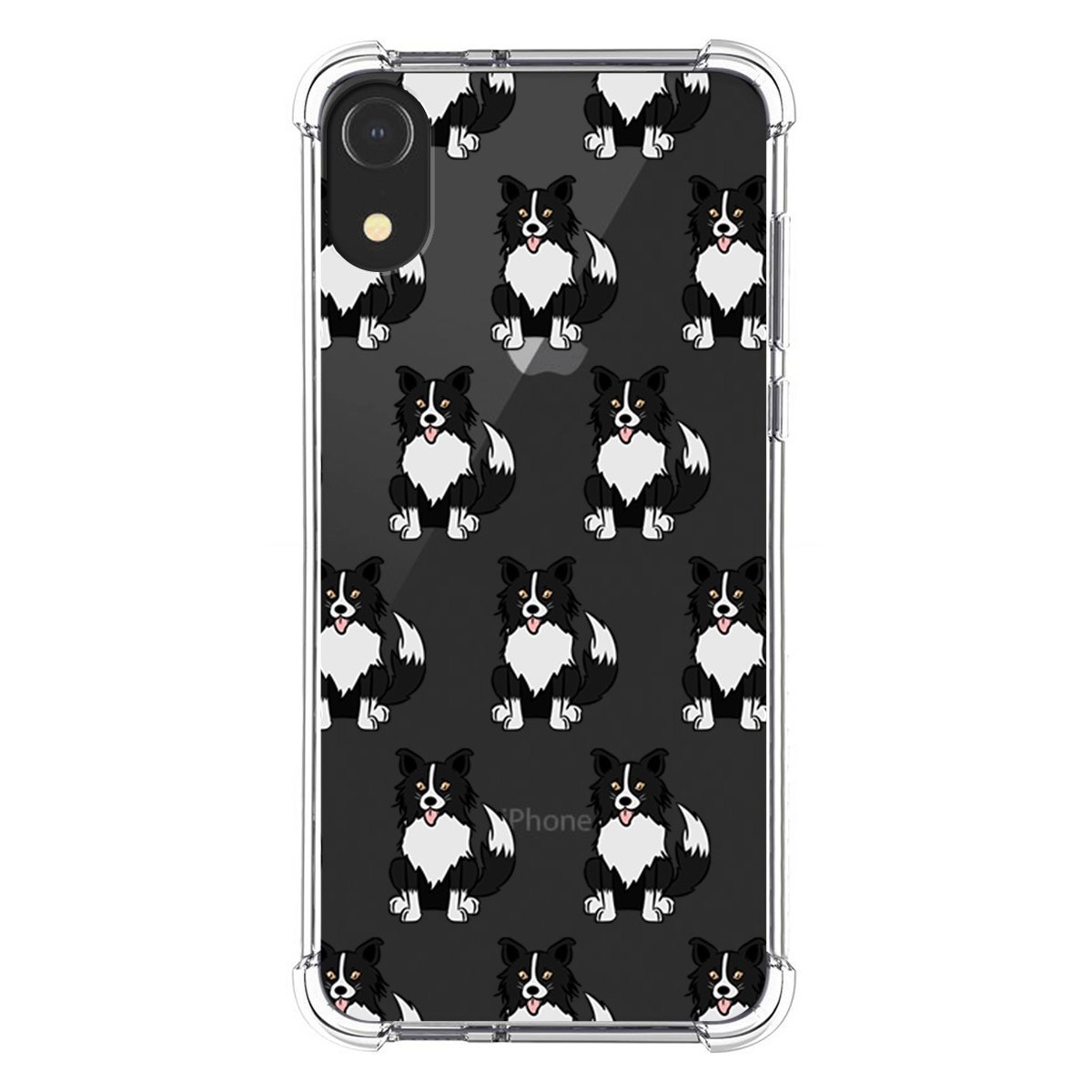 Funda Silicona Antigolpes para Iphone XR diseño Perros 07 Dibujos