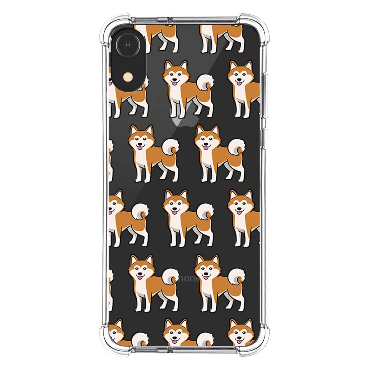 Funda Silicona Antigolpes para Iphone XR diseño Perros 08 Dibujos