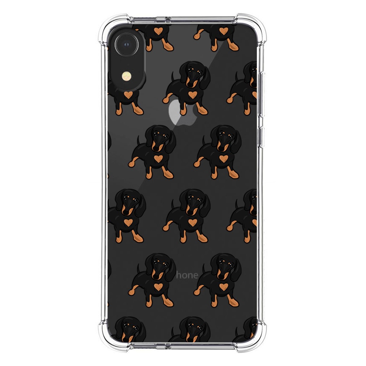 Funda Silicona Antigolpes para Iphone XR diseño Perros 10 Dibujos