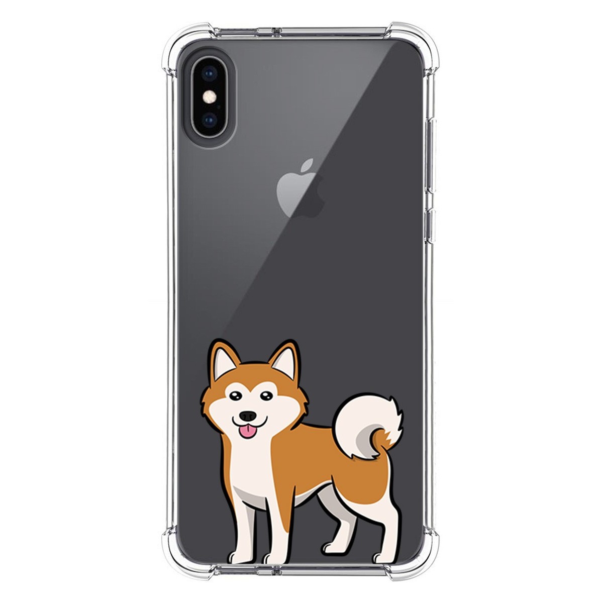 Funda Silicona Antigolpes para Iphone XS Max diseño Perros 02 Dibujos