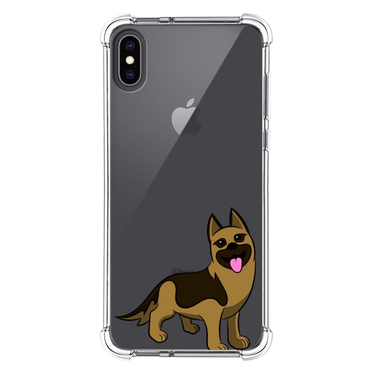Funda Silicona Antigolpes para Iphone XS Max diseño Perros 03 Dibujos
