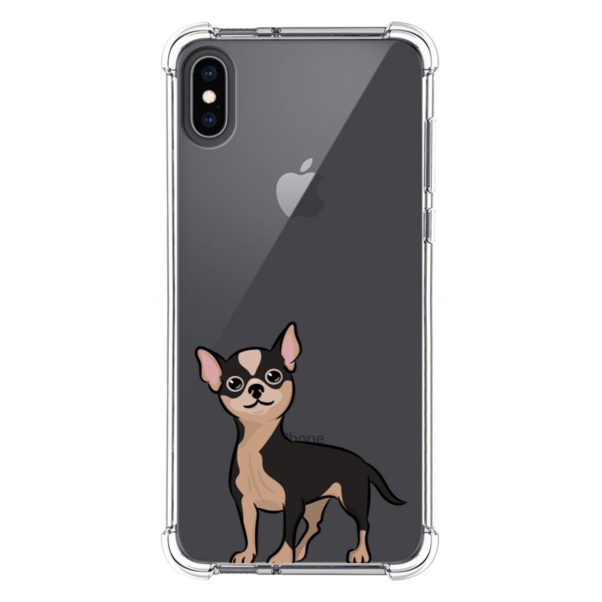 Funda Silicona Antigolpes para Iphone XS Max diseño Perros 05 Dibujos