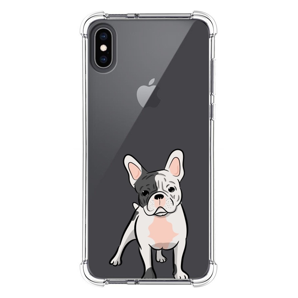 Funda Silicona Antigolpes para Iphone XS Max diseño Perros 06 Dibujos
