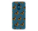 Funda Silicona Antigolpes para Lg k11 diseño Perros 09 Dibujos