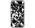 Funda Gel Tpu para Alcatel U5 (3G) Diseño Snow Camuflaje Dibujos