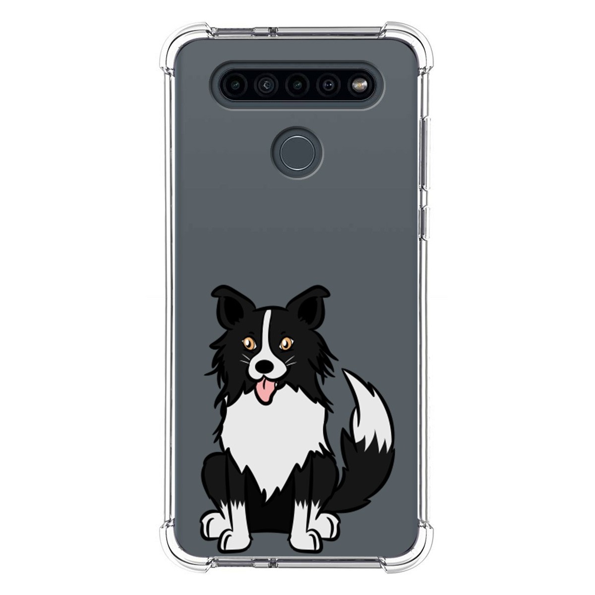 Funda Silicona Antigolpes para Lg K41s diseño Perros 01 Dibujos