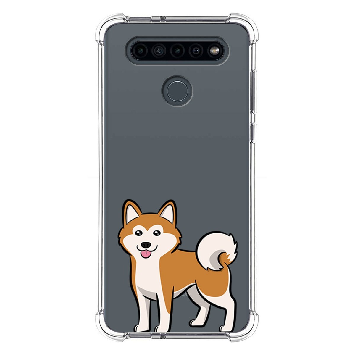 Funda Silicona Antigolpes para Lg K41s diseño Perros 02 Dibujos
