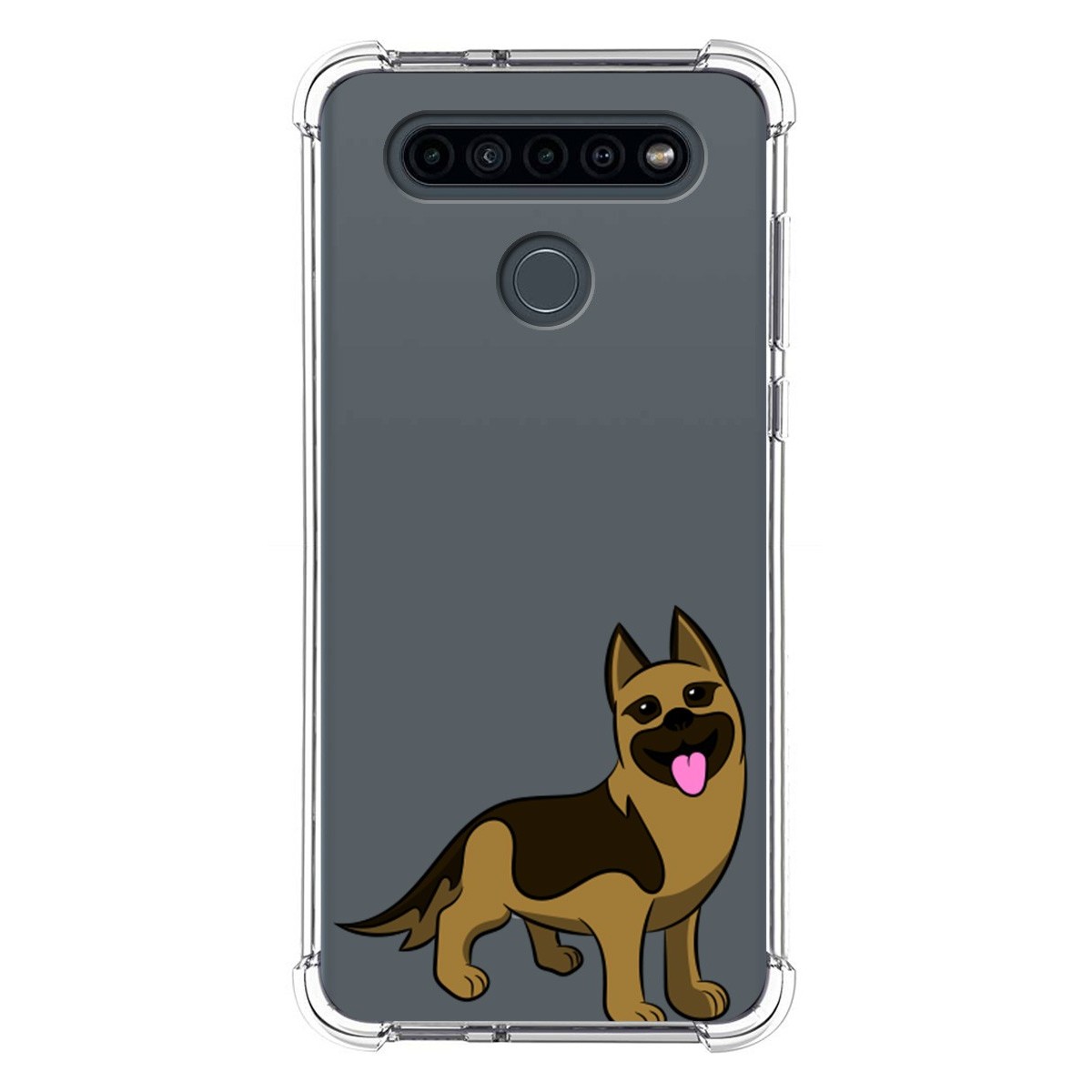 Funda Silicona Antigolpes para Lg K41s diseño Perros 03 Dibujos