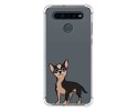 Funda Silicona Antigolpes para Lg K41s diseño Perros 05 Dibujos