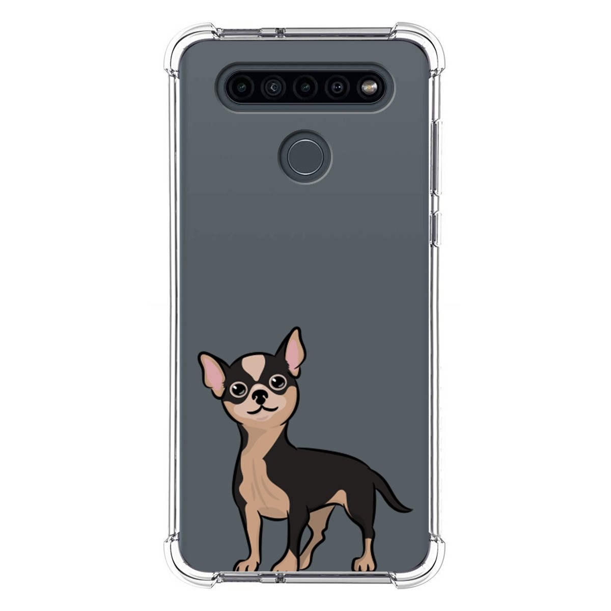 Funda Silicona Antigolpes para Lg K41s diseño Perros 05 Dibujos
