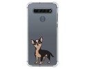 Funda Silicona Antigolpes para Lg K61 diseño Perros 05 Dibujos