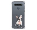 Funda Silicona Antigolpes para Lg K61 diseño Perros 06 Dibujos
