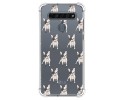 Funda Silicona Antigolpes para Lg K61 diseño Perros 12 Dibujos