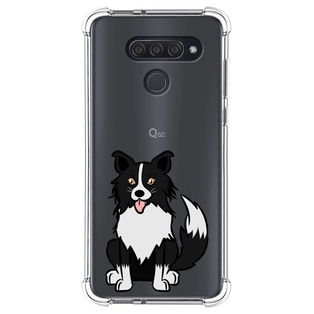 Funda Silicona Antigolpes para Lg Q60 / K50 diseño Perros 01 Dibujos